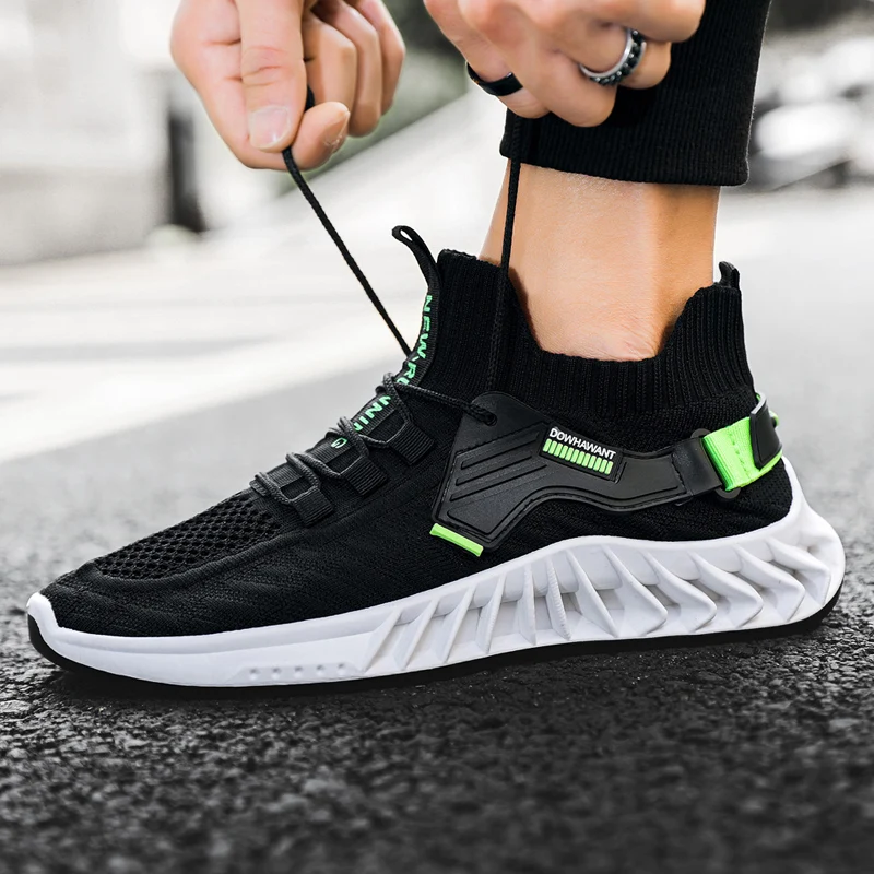 

2021 Summer Sports Running Men's Shoes Breathable Men's Sports Shoes New Cushioning Casual Light Coconut Shoes