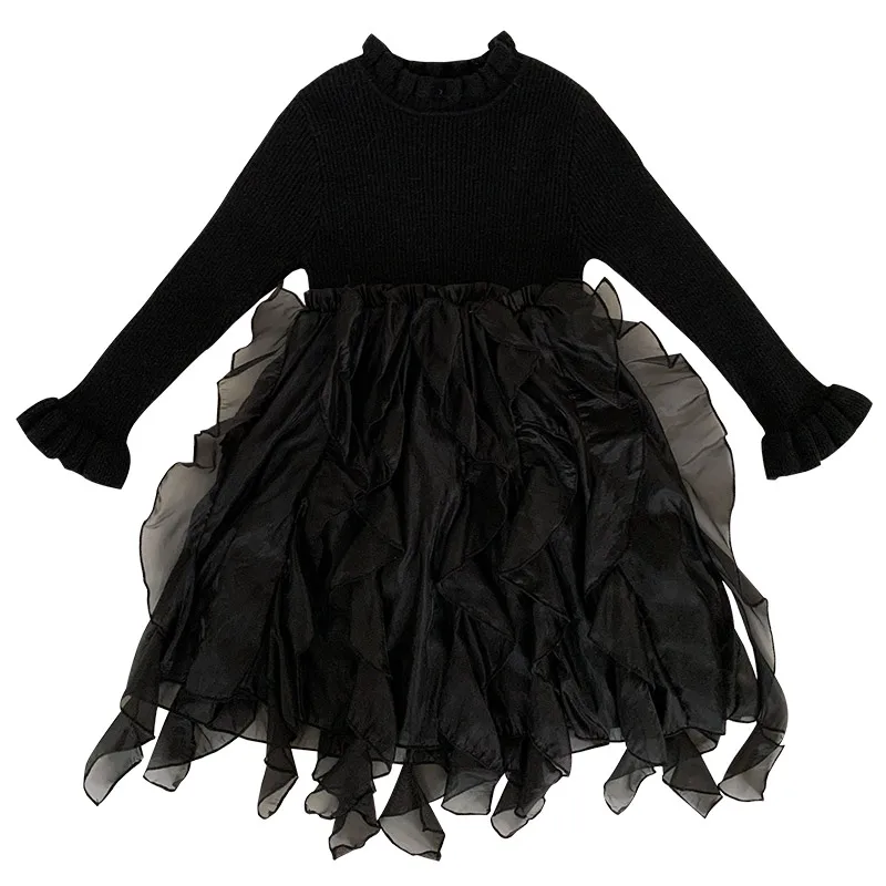 

baby girl gauze dress Korea 2020 autumn new princess dress children fashion long sleeved dress