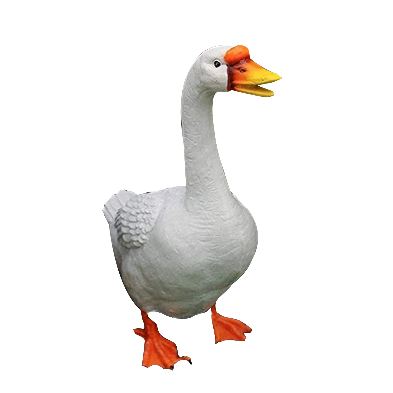

Resin Duck Goose Ornaments Lovely Simulation Animal Statue Crafts Home Outdoor Garden Durable Decoration LKS99
