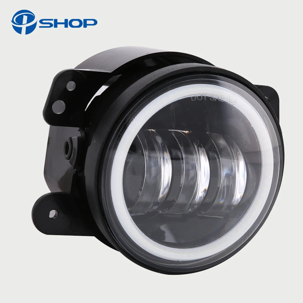 2 шт. 4 дюйма 30 Вт черные светодиодный ные противотуманные фары круглсветодиодный