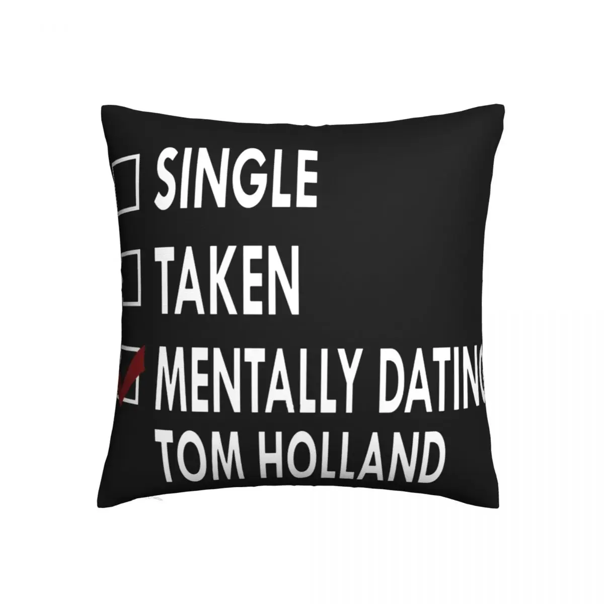 

Tom Holland Mens Pillow Case Dating Tom Holland Spring Funny Pillowcase Polyester Bed Zipper Cover