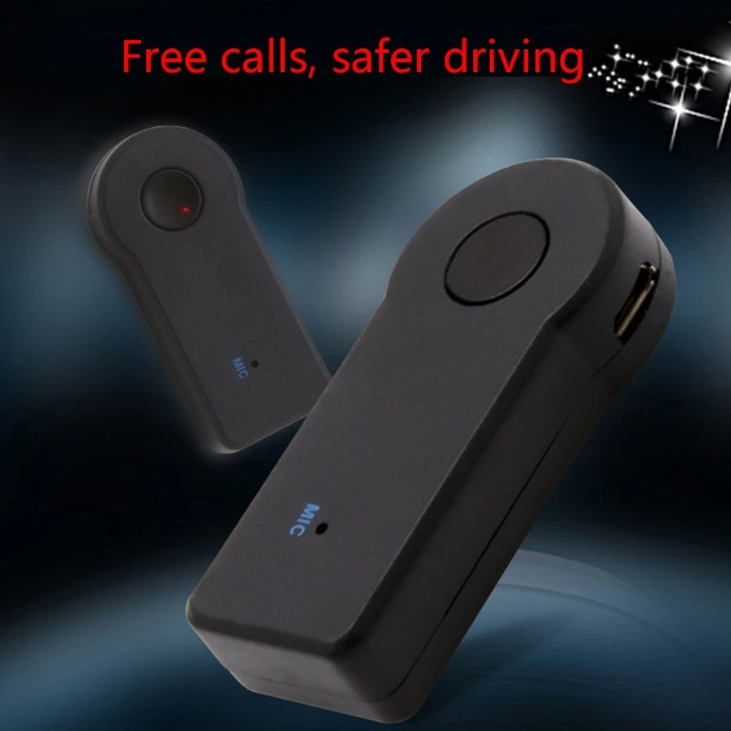 3,5 мм Jack Bluetooth-совместимый 4.1 автомобильный приемник беспроводного адаптера передатчика Handsfree телефонный звонок AUX музыка для on.