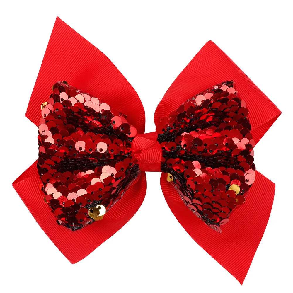 Ncmama grampo de cabelo reversível, grampo de 5 polegadas, para o dia dos namorados, grampo de cabelo, fita sólida, presilhas para cabelo, acessórios para crianças (0)