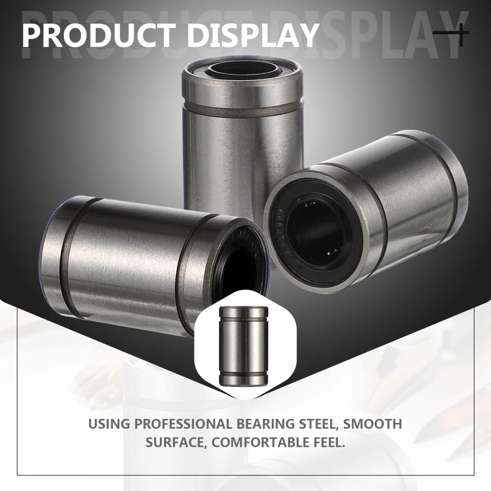 

12 Pcs Professional Linear Bearings Practical Linear Motion Bearings