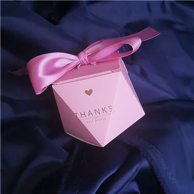 pink3 Европейский Розовый Алмазный Стиль Подарочная коробка детская игрушка в ванную день рождения конфеты коробка сладкий шоколад коробки Декорации для свадьбы - Цвет: pink3