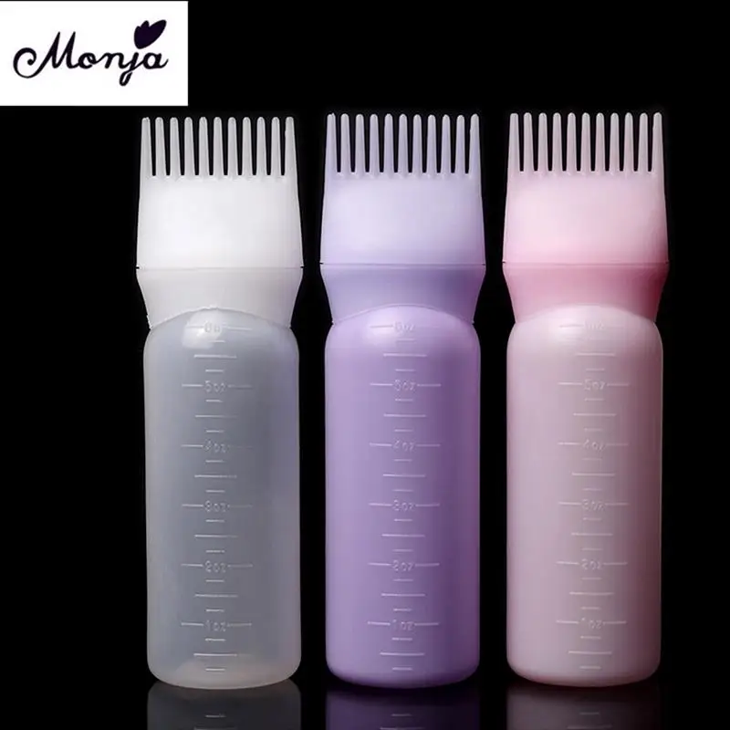 Dyeing Shampoo Bottle Oil Comb 120ML Hair Tools Hair Dye Applicator Brush Bottles Styling Tool Hair Coloring