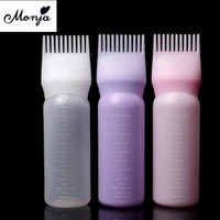 dyeing shampoo bottle oil comb 120ml hair tools hair dye applicator brush bottles styling tool hair coloring