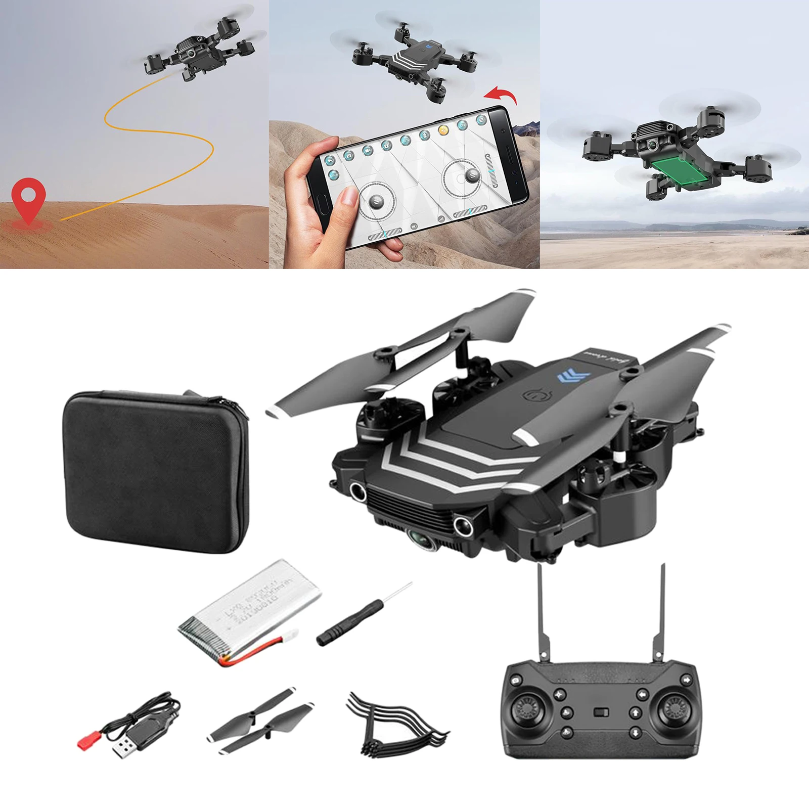 Dron teledirigido de 110 &deg;, cuadric&oacute;ptero en tiempo Real, mantenimiento de altitud, 360 H, para entrenamiento, avi&oacute;n, c&aacute;mara HD, Radio, Control remoto, 2,4G-3