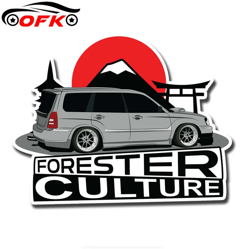Автомобильные наклейки декоративные для мотоцикла Forester Culture креативные