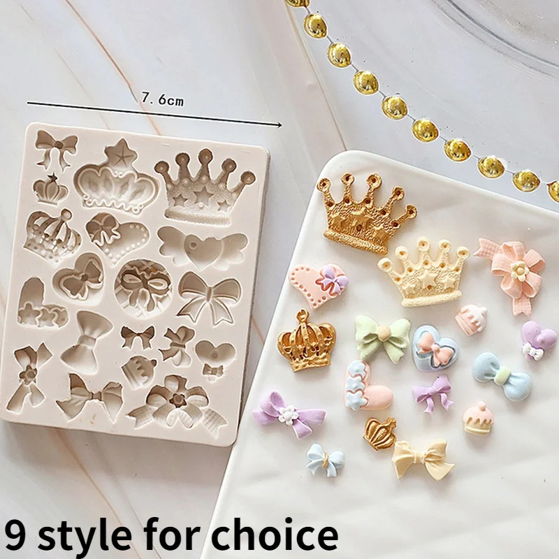 

Силиконовая форма с тиснением в виде короны для изготовления тортов