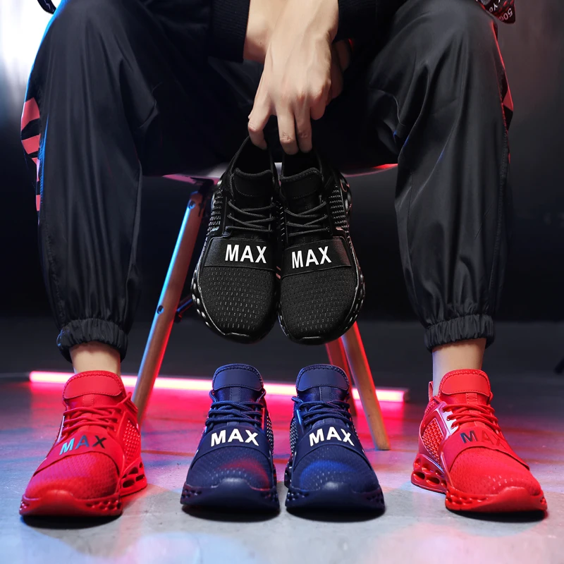 

Outdoor Men Running for Men Jogging Walking Sports Shoes High-quality Lace-up Athietic Breathable Blade Sneakers Casual Shoes