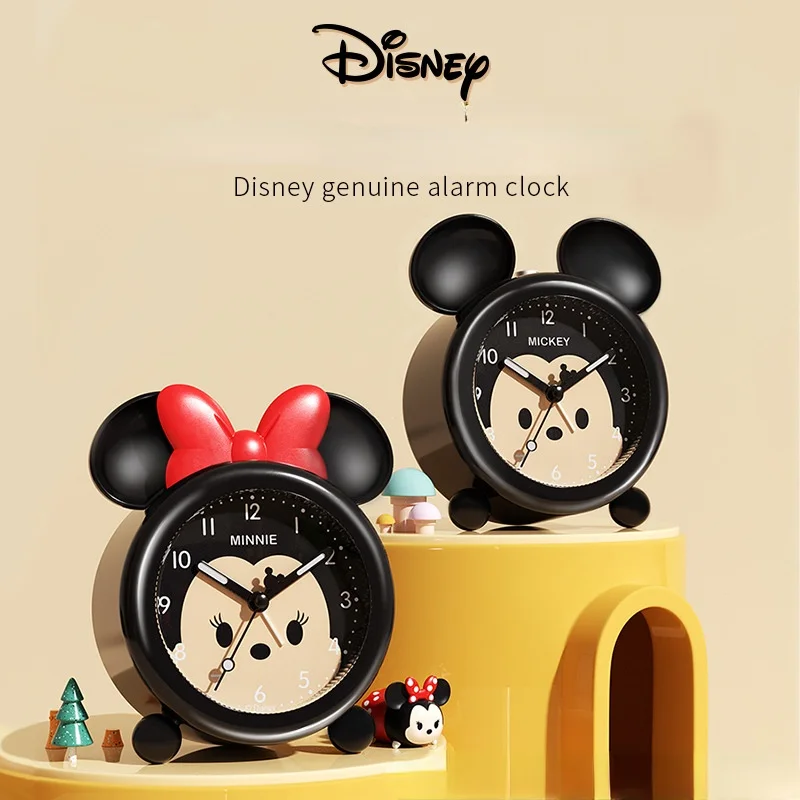 

Disney Микки Минни будильник с светильник том Мультяшные цифровые часы милые настенные часы украшение для детской дома спальни