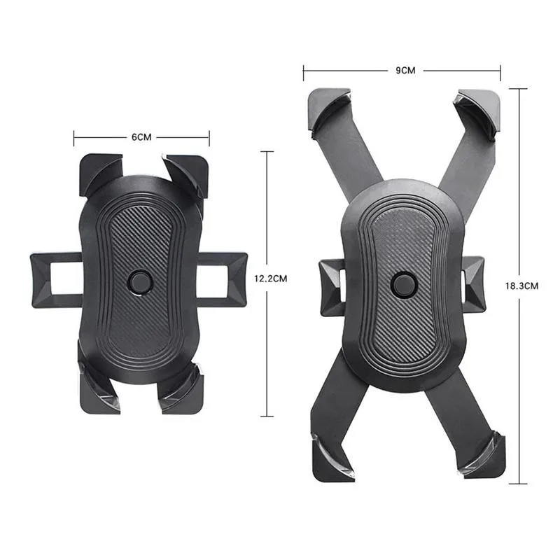 

Bicycle Phone Holder For Mobile Cellphone Holder Bike Handlebar Clip Stand GPS Mount Bracket