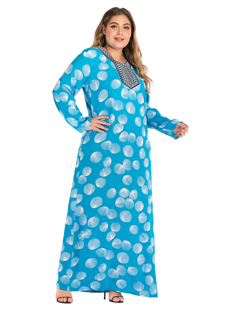 Женское платье макси с длинными рукавами|Мусульманская одежда| |