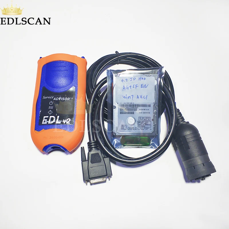 JD EDL V2 EDLSCAN сельскохозяйственные шины диагностический сканер с Услуги Advisor 4,2 для JohnDeer JD жнвлп V2 - Цвет: JD EDL V2