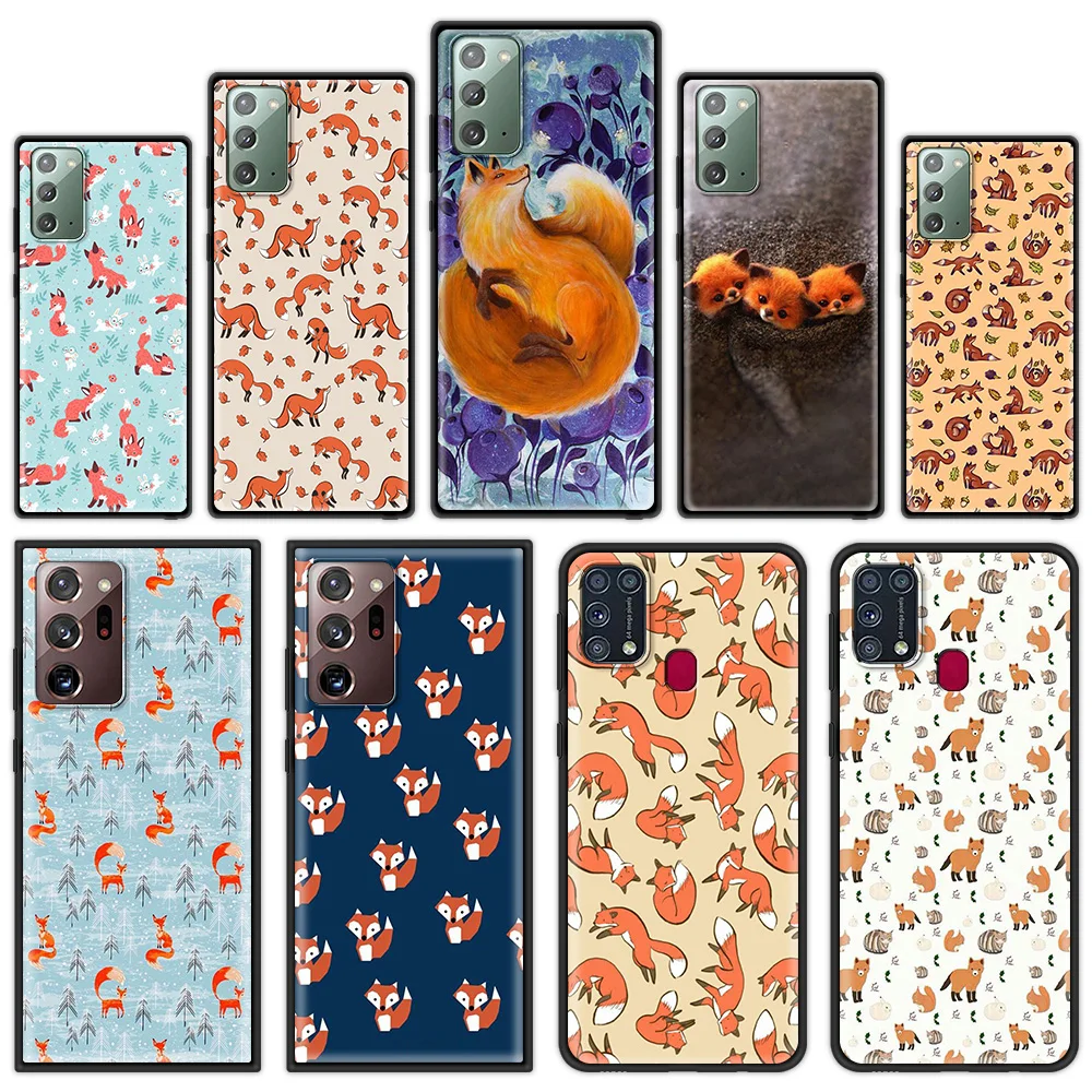 

The Fox Soft Cover for Samsung Galaxy M31 M31S M51 M11 M21 M30S F41 M31 Prime Luxury Phone Accessories Case Shell