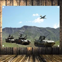 modern weapons of war tank armored car panzer military poster flag banner wall decoration army tank hd wallpapers tapestry a3