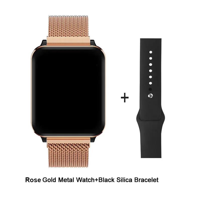 Rose Gold VERYFiTEK AW6 Смарт-часы для женщин и мужчин водонепроницаемый фитнес-трекер пульсометр Монитор артериального давления Smartwatch PK P68 P70 P80 B57 - Цвет: Rose Gold