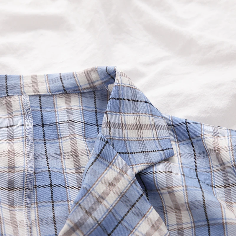 

2020 Summer crop blouse women vintage plaid ladies crop tops elegant button up shirts korean crop top vetement femme