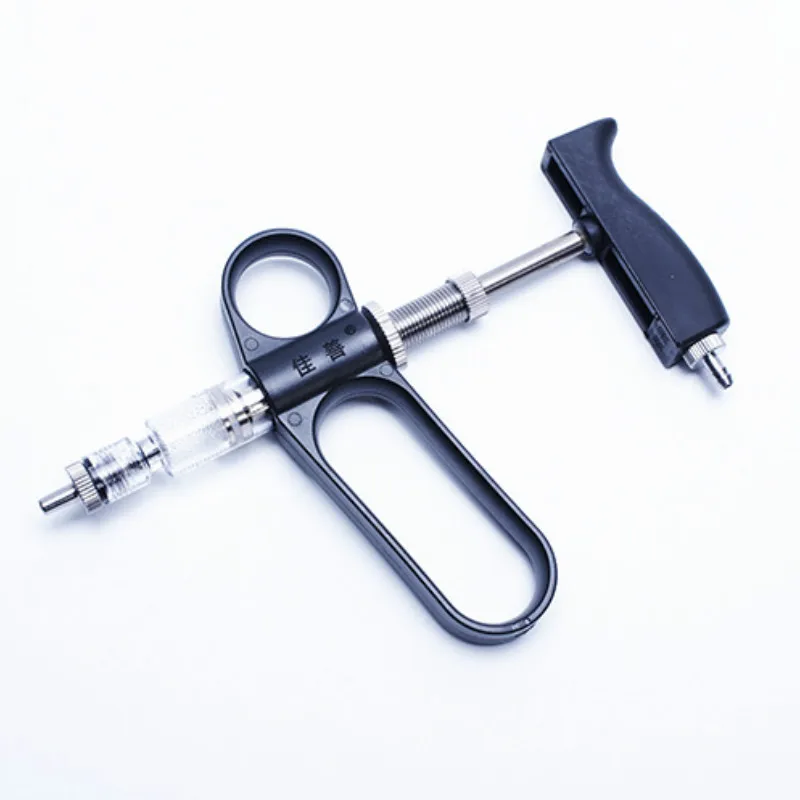 2 мл ветеринарный Регулируемый непрерывный шприц из нержавеющей стали для кур и