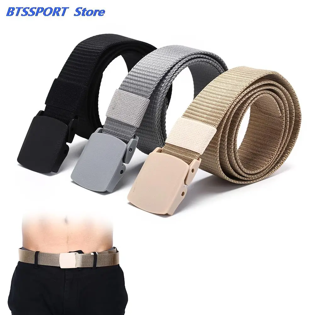 115CM Length Outdoor Military Tactical Belt Plastic Buckle Nylon Waist Belts Multicam Molle Automatic Army | Спорт и развлечения