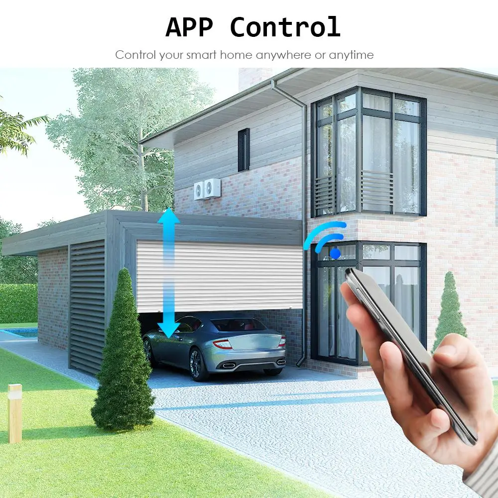 Умный Wi-Fi пульт дистанционного управления гаражными дверями сенсорный