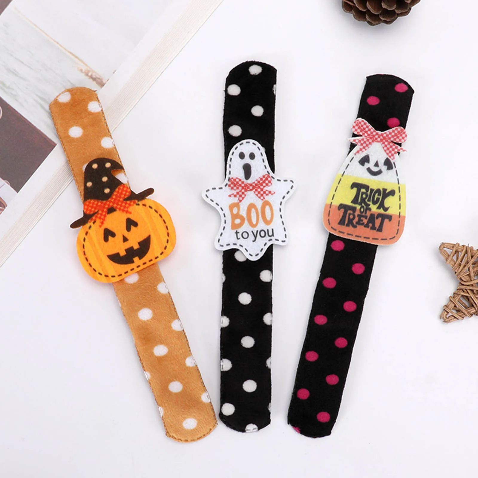 Браслеты для Хэллоуина тематические браслеты с изображением тыквы призрака