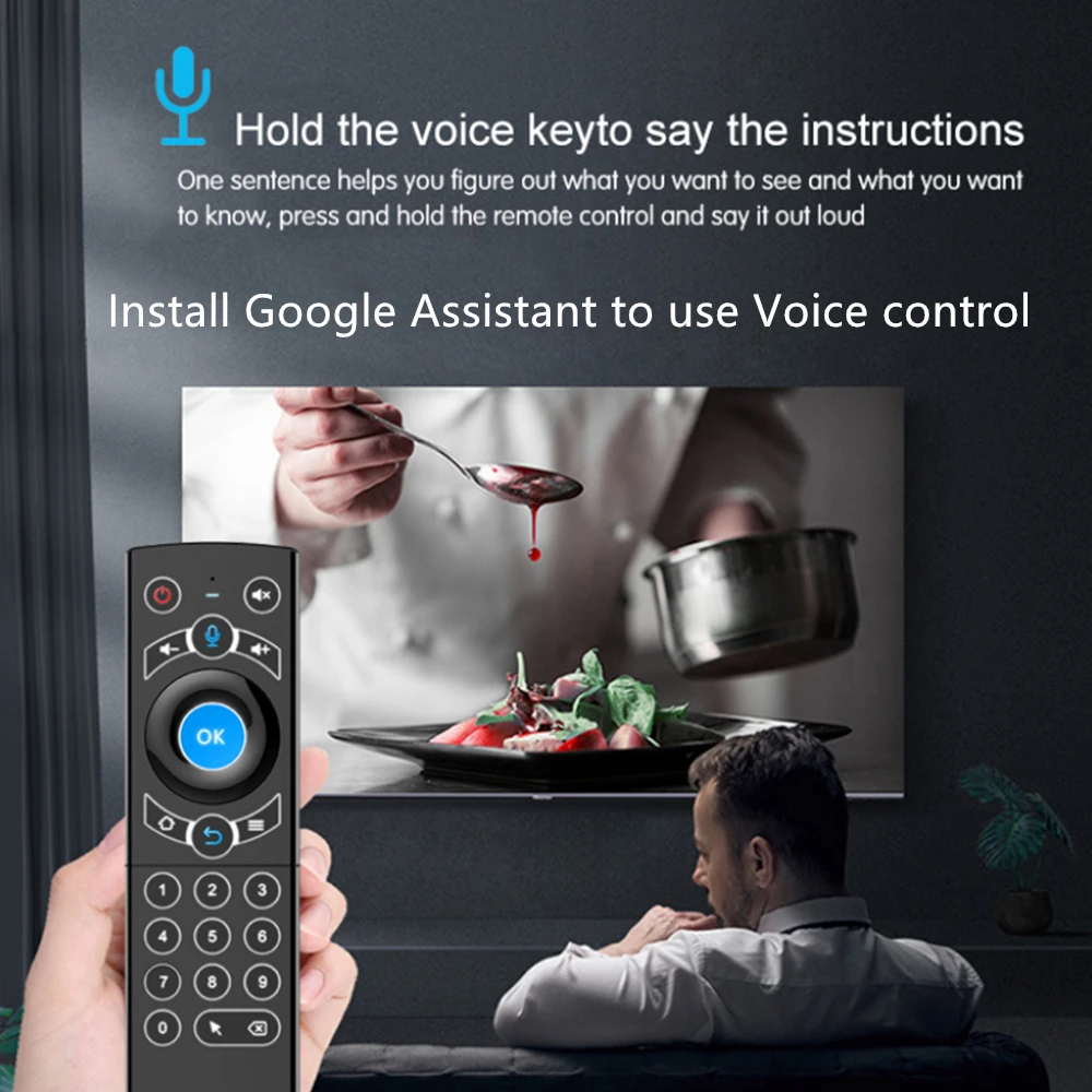 Игровой пульт дистанционного управления 2 4G гироскоп умная воздушная мышка G21 pro