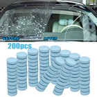 Набор из 2050100200 шт., шипучие таблетки для очистки автомобильных окон и лобового стекла