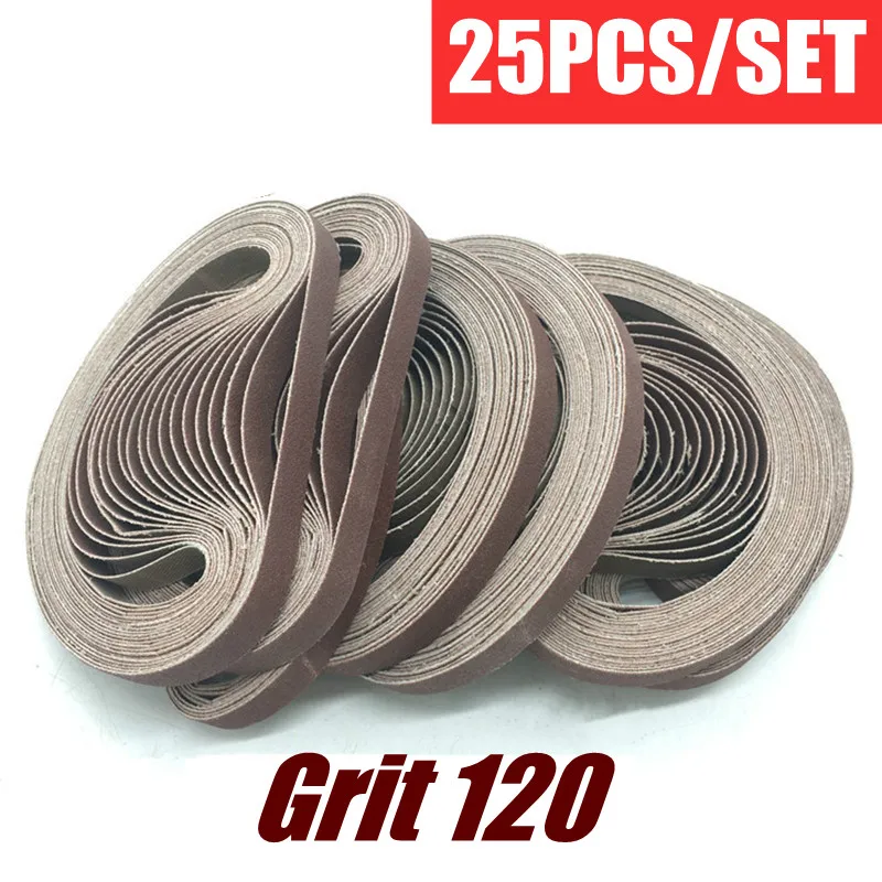 

Шлифовальные ленты 40-600 grit, 25 шт.