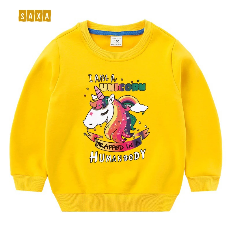 Свитер для девочек Новая детская одежда из 100% хлопка на осень и зиму Детский