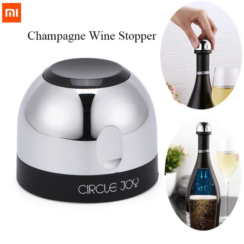

Original Xiaomi Mjia Circle Joy Sparkling Wine Mini Champagne Stopper CJ-JS02 1 / box For Xiaomi Smart Home Kits gift