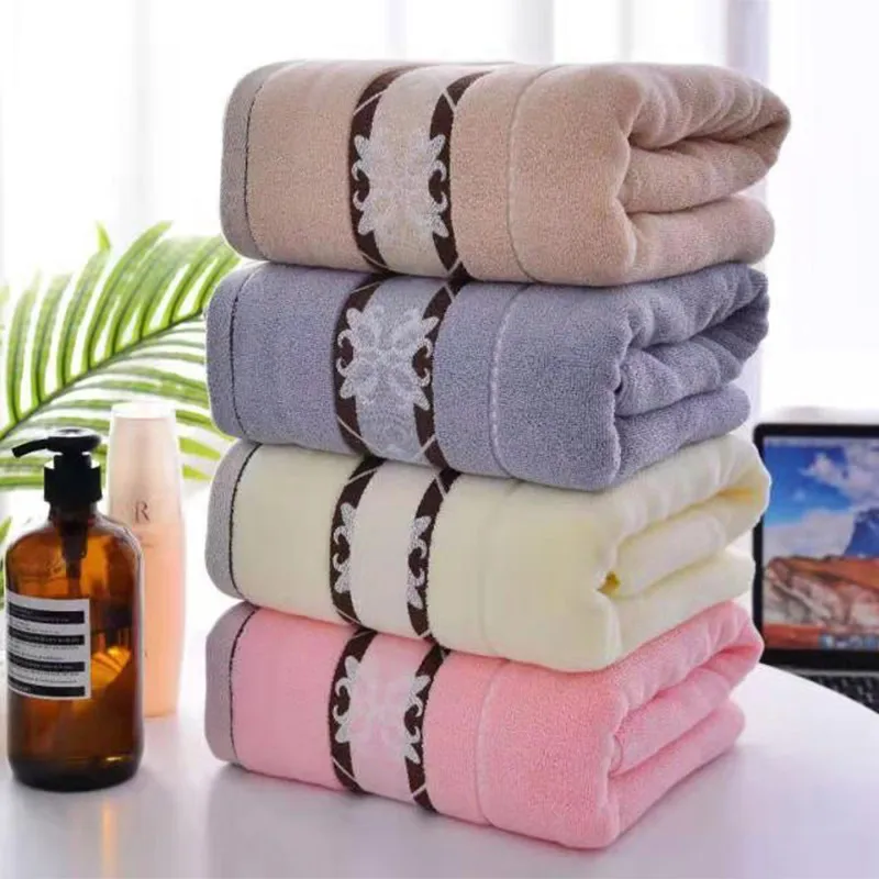 

4/10pcs/Set 34*74cm Face Towel Hand Towels Soft Cotton Extreme Comfort Square Solid Strip Face Towel Color