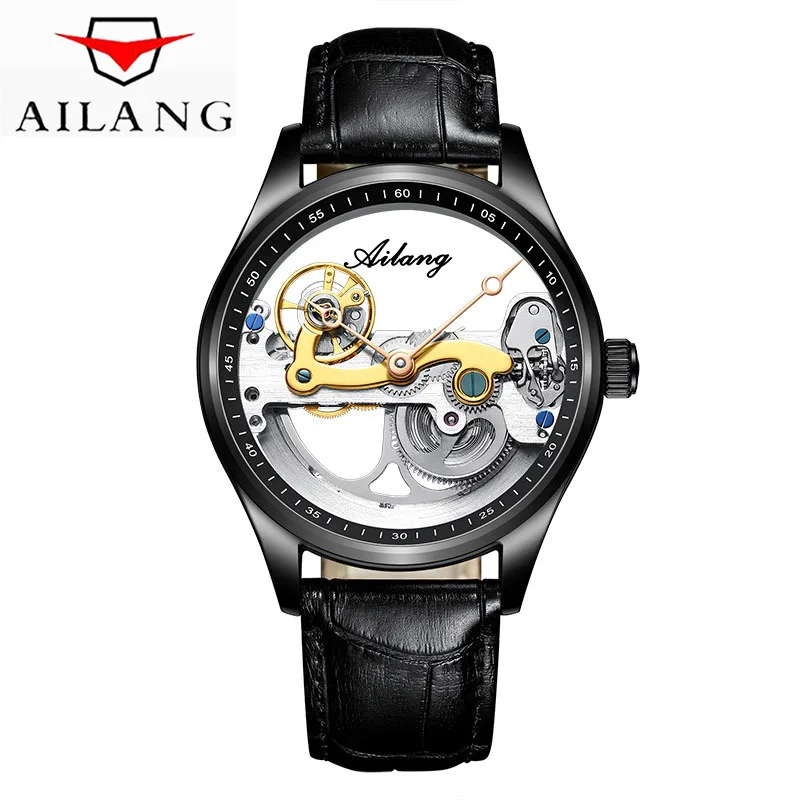 

AILANG New Men Automatic Watches Top Brand Luxury Mechanical Watch Skeleton Transparent Design Sport Fashion Male WristWatch