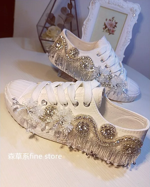 2019 Новый Европейский станция в Корейском стиле со шнуровкой и Стразы бисером