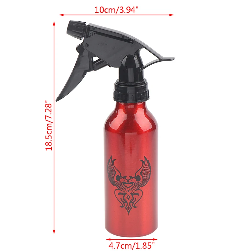 

250ML Professional Aluminum Tattoo Spray Bottle Green Algae Tattoo Cleaning Squirt Spray Pigment Soap Bottle Supplies