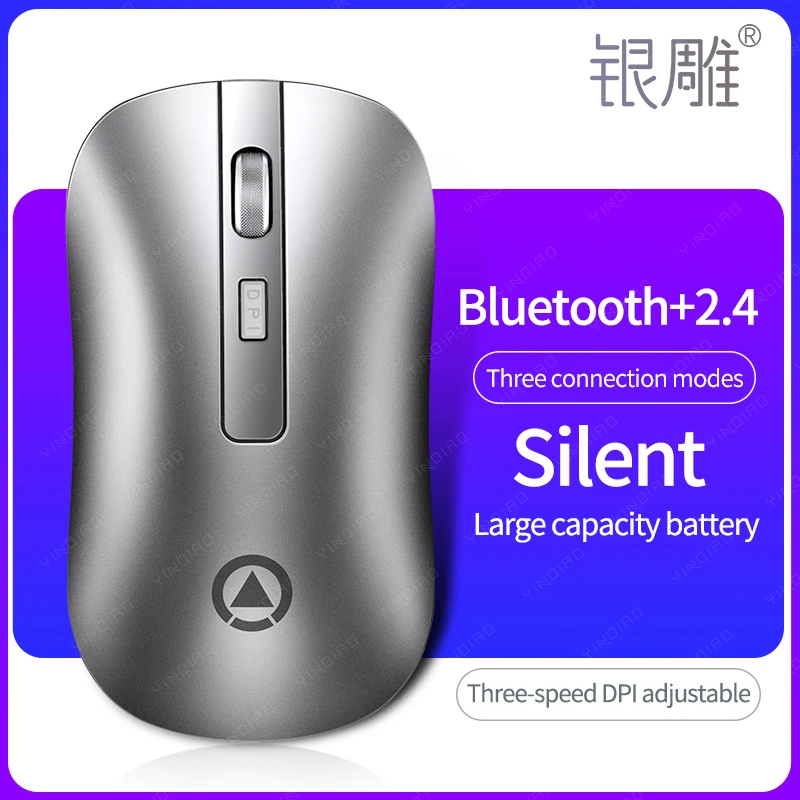 

Wireless Mouse Bluetooth Mouse Wireless Computer Mouse RGB Rechargeable Ergonomic LED Backlit Mause Silent Mice For Laptop PC