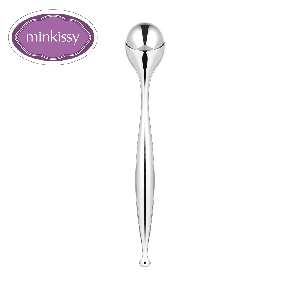 

Minkissy Metal Eye Cream Applicator Stick Wand Massager Tool for Facial