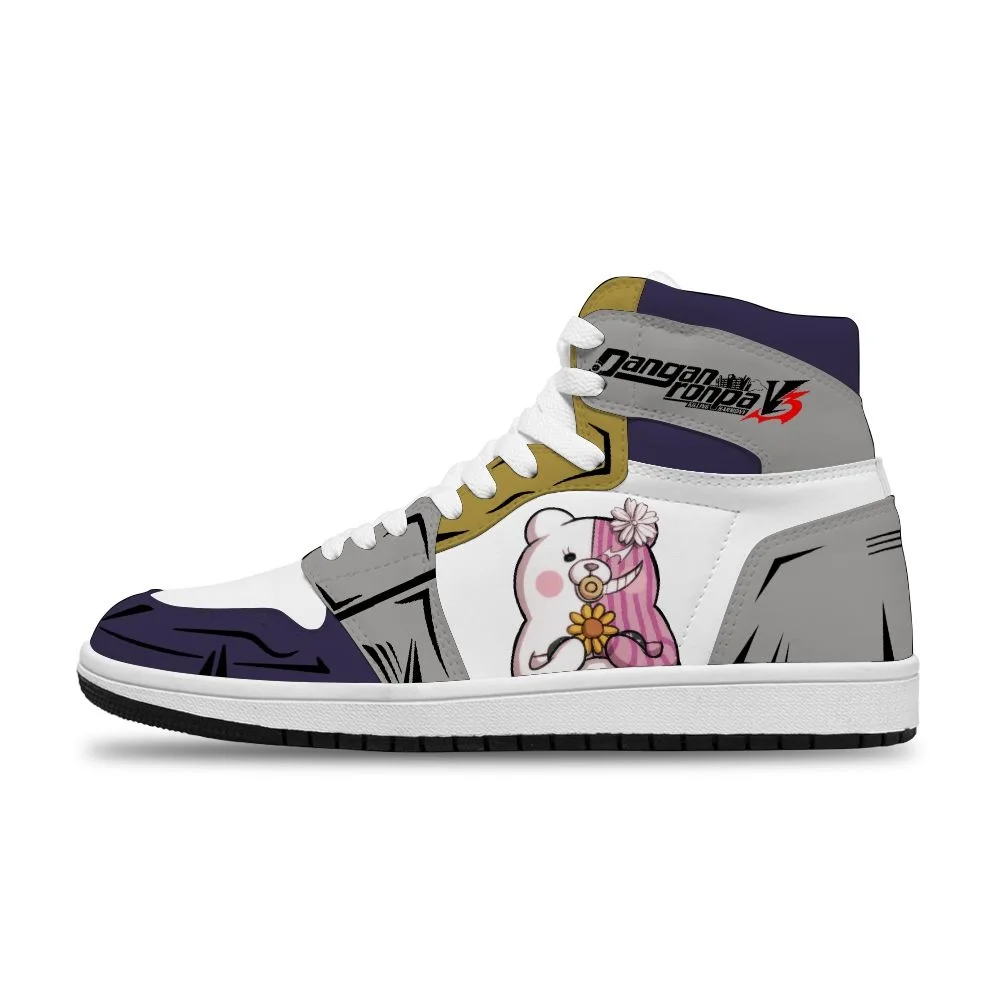

2021 Japanese Hot Anime Danganronpa Diy Breathable Running Non-Slip Leisure Shoes For Men Unisex Fashion Sneakers