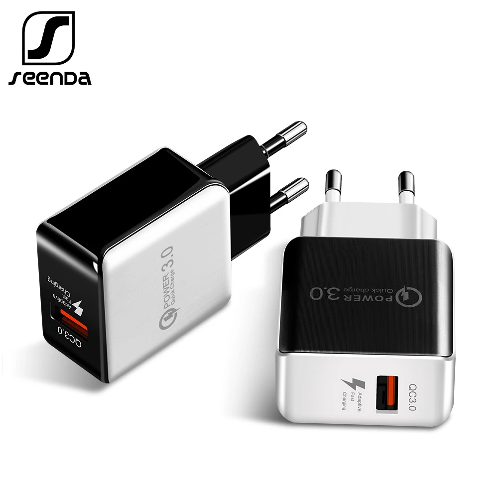 SeenDa 5V 3A быстрое зарядное устройство USB для телефона iPhone Xiaomi Huawei18W QC 3 0 дорожное