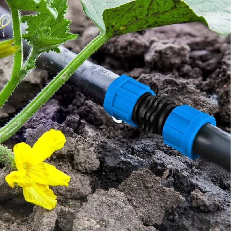 20PCS Drip Irrigation Coupling 1/2 Inch Universal Connector Tubing Fittings Compatible with Most 16-17 mm Tape | Дом и сад