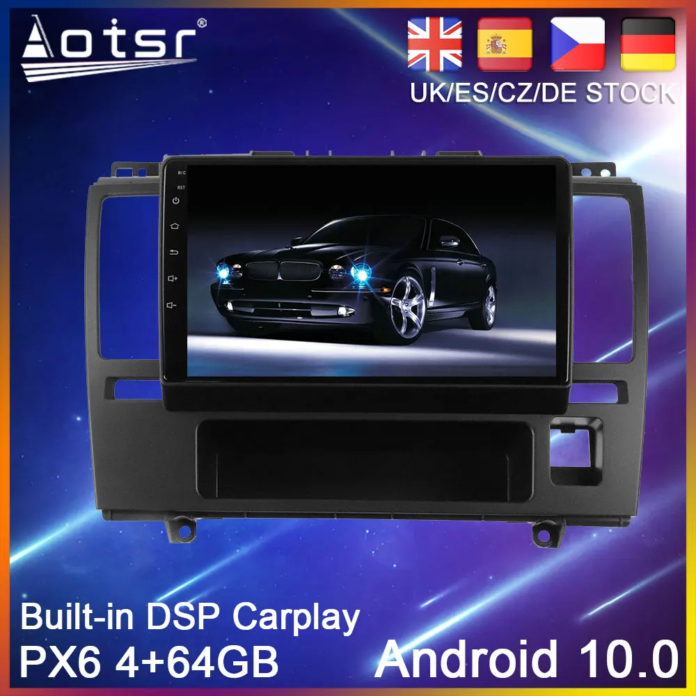 Android 10 64G PX6 Автомобильный GPS навигатор для Nissan Tiida C11 2004 2013 автомобильный DVD Авто