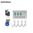 Датчик утечки воды для умного дома, сигнализация с клапаном DN15, DN20, DN25, 1 шт.