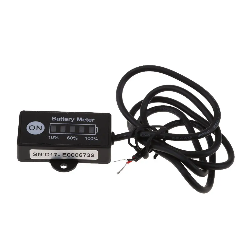 

СВЕТОДИОДНЫЙ индикатор заряда батареи 12 В, 24 В, измерительный прибор для мотоцикла, автомобиля, морского транспорта, квадроцикла