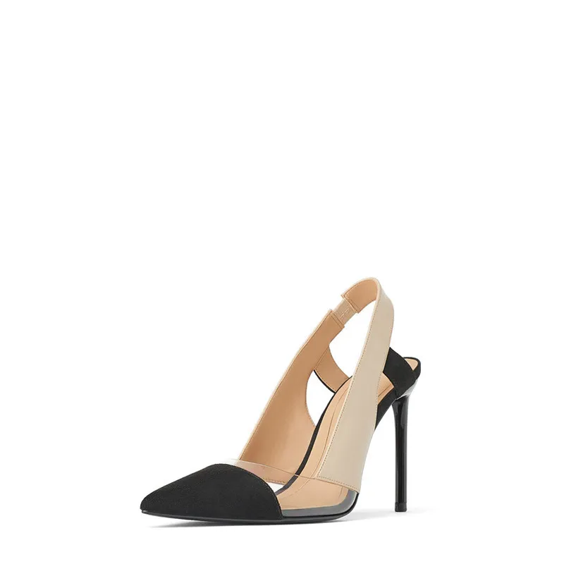 Туфли лодочки женские на тонком высоком каблуке пикантные заостренный носок