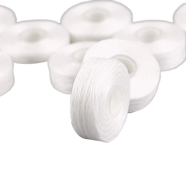 

Floss Floss Roll- 10Rolls Europe Quality Flosser Built-In Spool Wax Mint Flavored Replacement Flat Wire Den