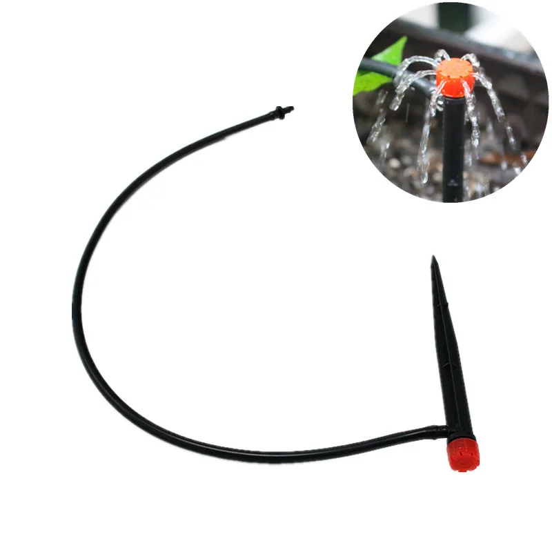 

10set 8-Holes Adjustable Irrigation Dripper Set Drip Emitter Micro Spray 360 Degree Water Flow Micro Bubbler Sprinkler Drip