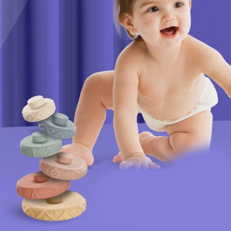 

J60B Stacking Block Toy for Swimming Pool Beach Shower Sand Play Baby Gift Non-Mold