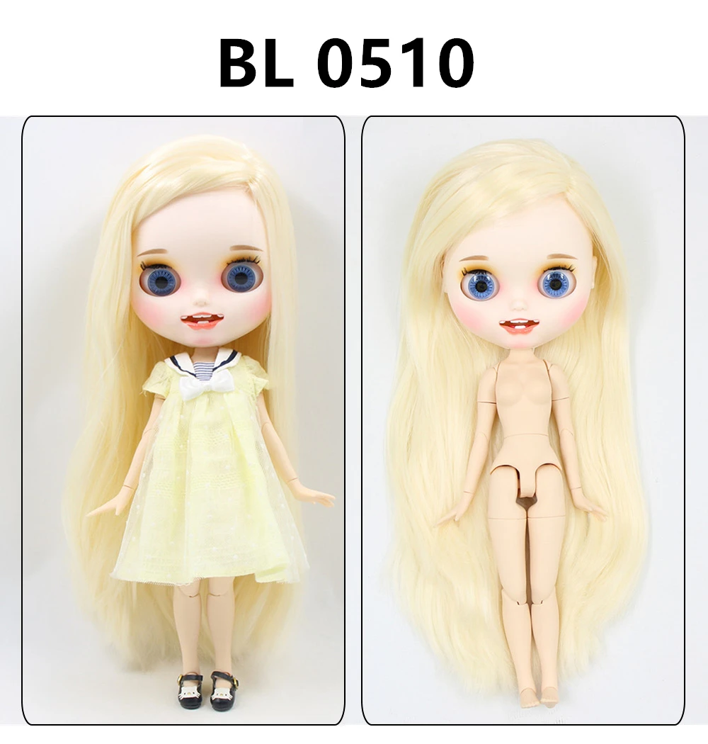 ICY factory blyth doll 1/6 BJD кукла стильный изысканный макияж тела маленький рот смайлик подарок для девочек Специальная цена