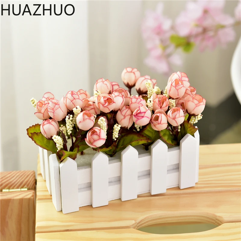 Искусственная чайная роза для свадебного декора искусственные цветы маленькое